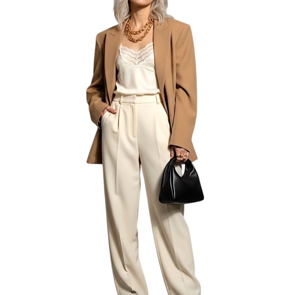 Vintage 70s 80s cream pure nylon lace detail old money camisole tank top 36 - Picture 2 of 14